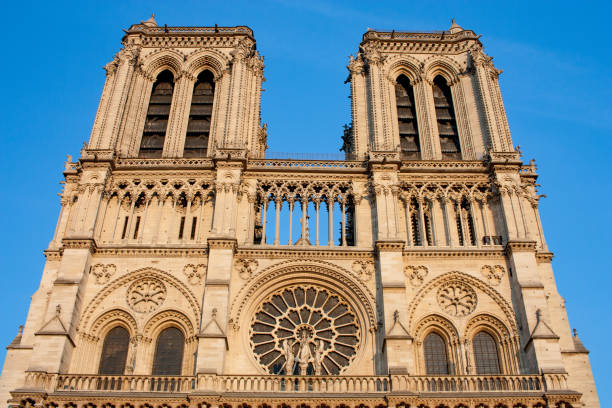 istock Notre-Dame Cathedral Front Towers 1145161774