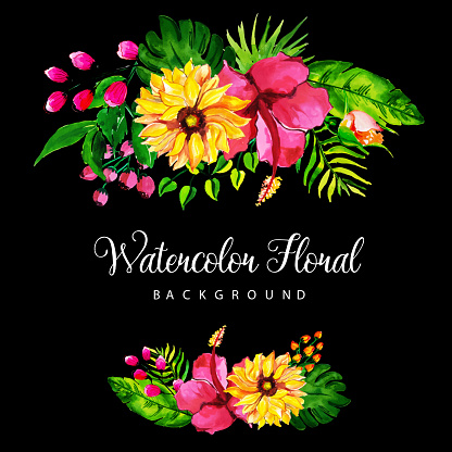 Watercolor Floral Bouquets Background Stock Illustration - Download Image Now - Anniversary, Beauty, Bouquet - iStock Watercolor Floral Bouquets Background Stock Illustration - Download Image Now - Anniversary, Beauty, Bouquet - iStock
