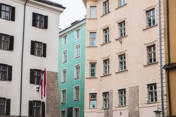 Old colorful buildings on Herzog-Friedrich-Straße
