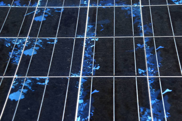 istock Detail of Solar panel, Photovoltaic, Alternative electricity source, Solar panel texture 1145175119