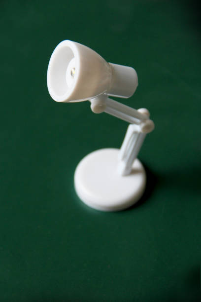 istock white flexible lamp on color paper 1145179447