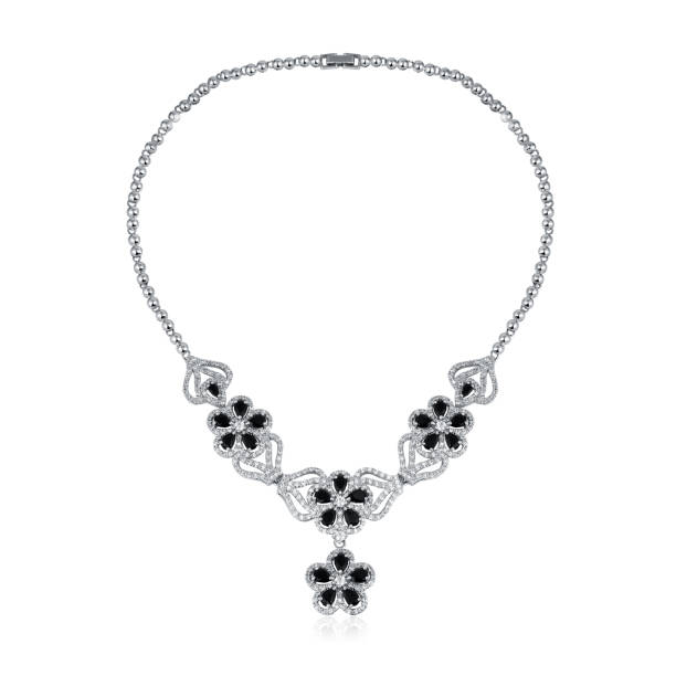 istock Fashion diamond pendant isolated on white background 1145183345