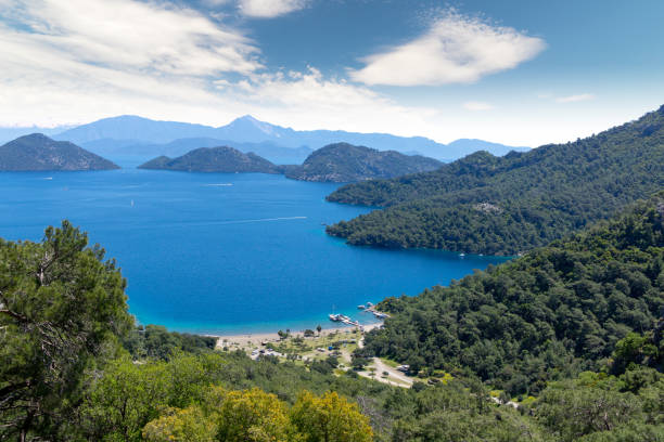 istock Bay Sarsala in Turkey. View from The Bird's-eye View 1145183951