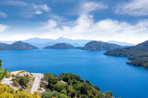 istock Bay Sarsala in Turkey. View from The Bird's-eye View 1145183973