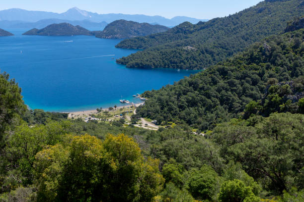 istock Bay Sarsala in Turkey. View from The Bird's-eye View 1145184000