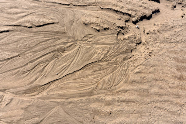 istock Sand Texture Brown sand. Background from fine sand. Sand background 1145195433