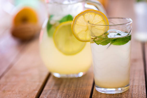 istock Fresh made lemonade in glass, close-up 1145197749