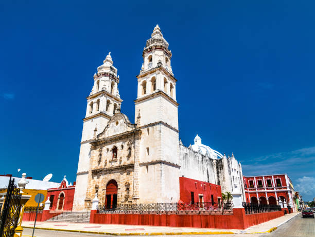 istock Campeche Cathedral in Mexico 1145197778