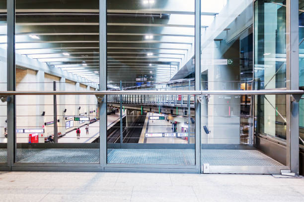 istock BRUSSELS, BELGIUM - August 27, 2017: Brussels subway station is a rapid transit system serving a large part of the Brussels 1145202915