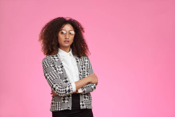 istock Business woman with glasses 1145208018