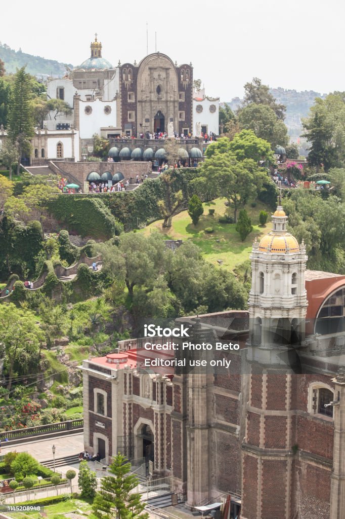 A View Of The Capilla Del Cerrito On The Hill Of Tepeyac Near The Basilica  Of Guadalupe In Mexico City Stock Photo - Download Image Now - iStock