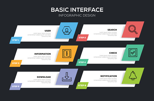 Basic Interface Infographic Design Stock Illustration - Download Image ...