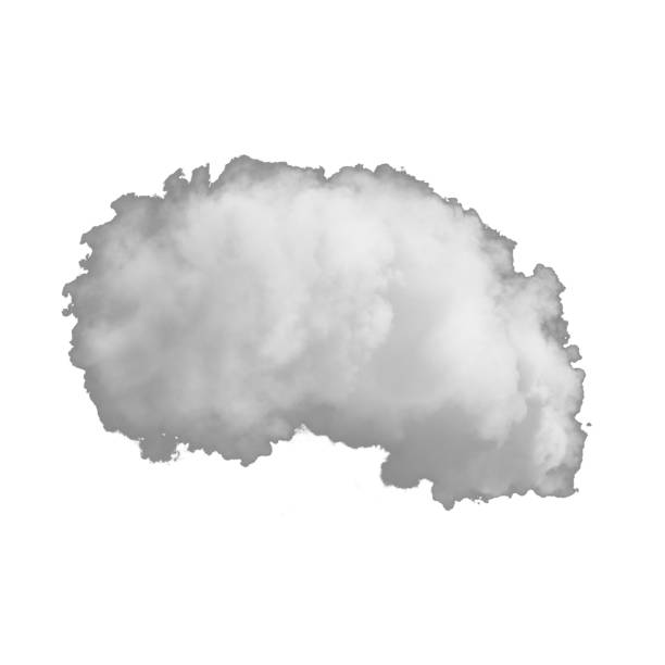 istock Heavy smoke isolated on a white background 1145220115