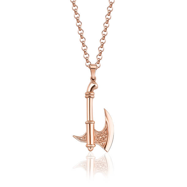 istock Men & Women Axe Pendant Chain Necklace 1145224246