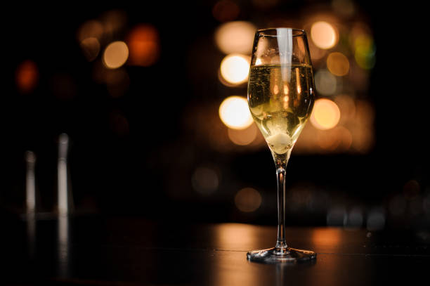 istock Cocktail with champagne and a sugar cube in the glass 1145228652