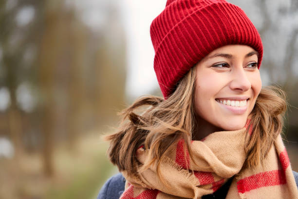 istock Pretty girl in winter 1145237314