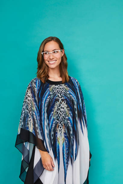 istock Beautiful woman in blue 1145237349