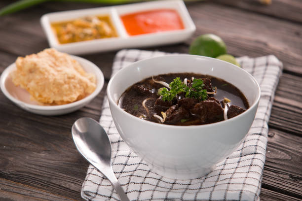 istock Rawon. traditional Indonesian beef black soup 1145237556