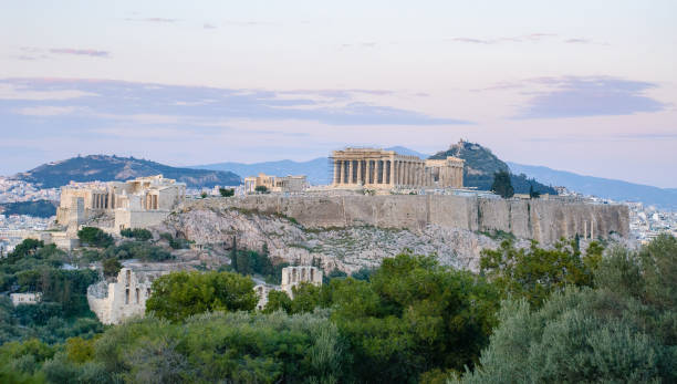 istock View on Acropolis Hill from the city 1145239163