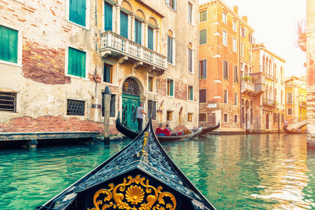 istock Gondola on the river, Venice, Italy 1145247279