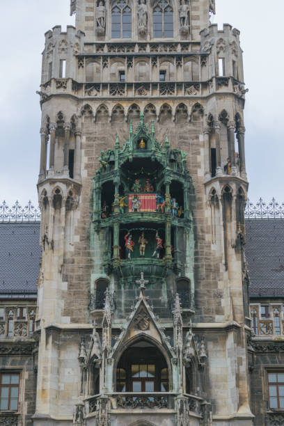 istock The clock chimes at the Munich New Town Hall 1145247290