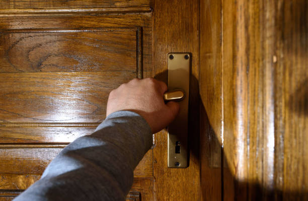 istock wooden door 1145247808