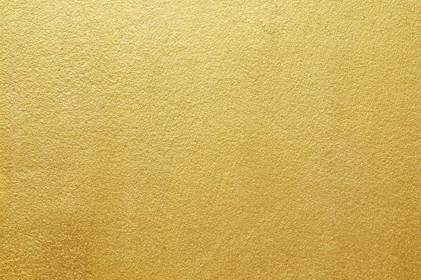 istock Shiny yellow leaf gold of wall texture background 1145253806