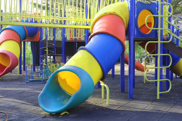 istock Slider for children in the park 1145254110