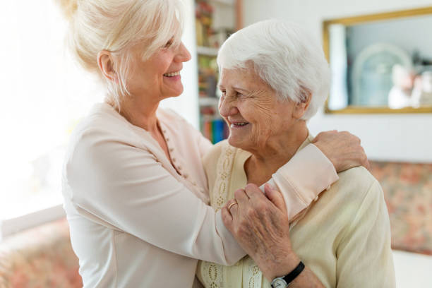 istock Senior woman spending quality time with her daughter 1145256275