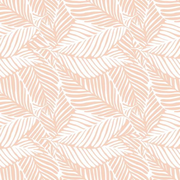 Abstract jungle print. Exotic plant. Tropical pattern, Abstract jungle print. Exotic plant. Tropical pattern, palm leaves seamless vector floral background. hawaiian culture stock illustrations