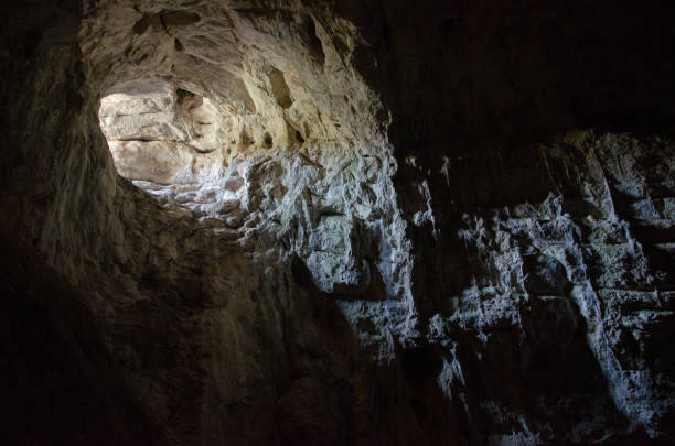 istock Ponicova cave, Danube river, Romania 1145259684