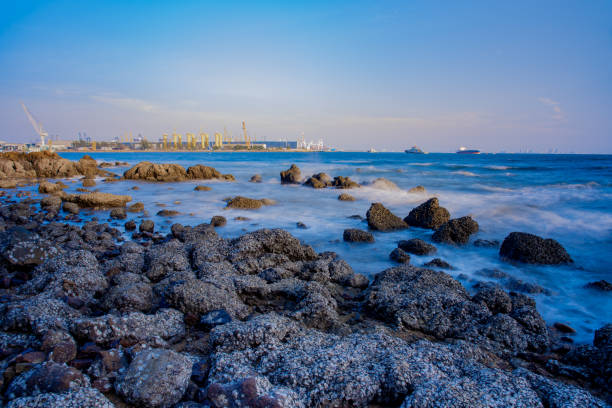 istock Industry in the sea 1145260324