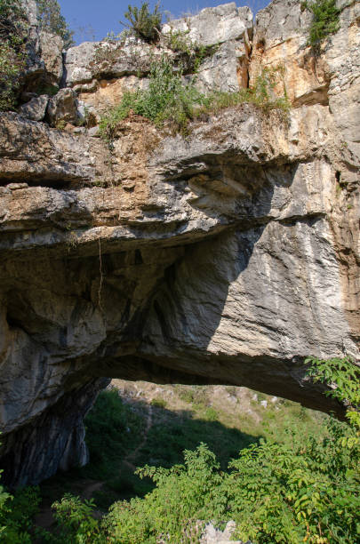 istock Natural bridge at Ponoarele, Romania 1145260602