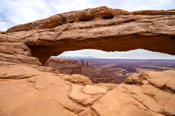 istock Mid day light shining on Mesa Arch in Canyonlands National Park. 1145263432