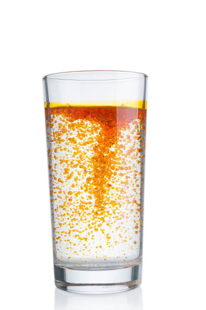istock Tornado in water glass  isolated on white background 1145263698