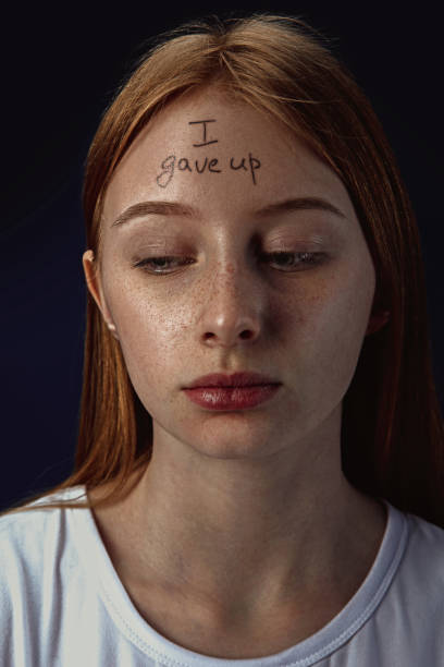 istock Young woman with mental health problems 1145263783