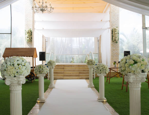 istock Jewish Hupa , wedding putdoor . 1145265074