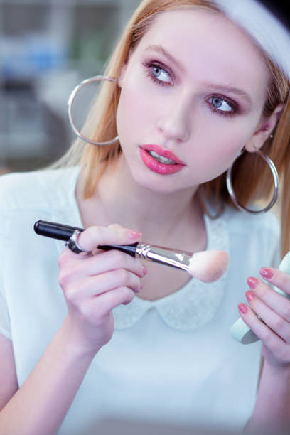 istock Nice good looking woman having a thoughtful look 1145268810