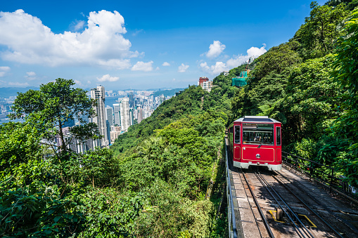 Hong Kong, Victoria Harbour - Hong Kong, Victoria Peak, Asia, China - East Asia