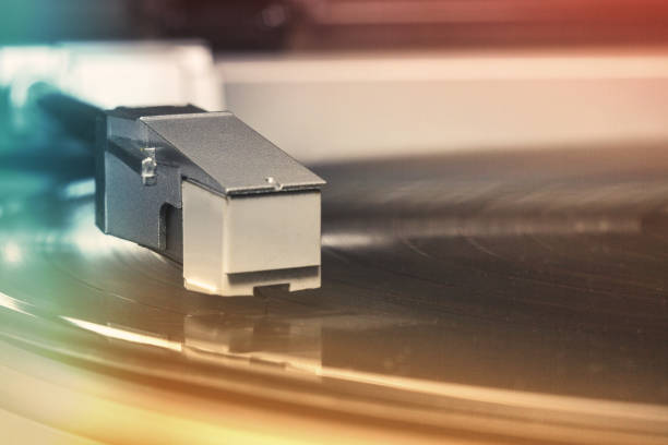 istock vinyl music player head, festive mood 1145276460