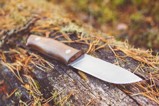 istock hunting and bushkraft knife 1145276758