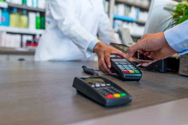 istock Contactless payment system with mobile phone 1145277799