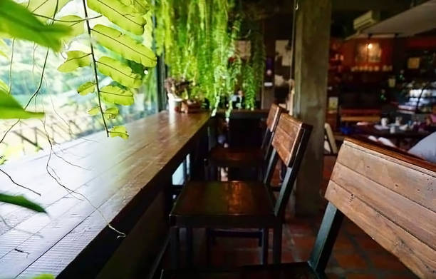 istock Nice coffee shop in town, Loei, Thailand 1145283890