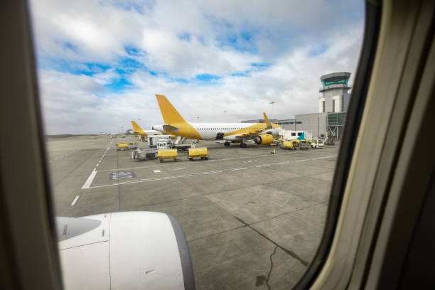 istock Passenger Point of View Waiting on Airplane 1145288280