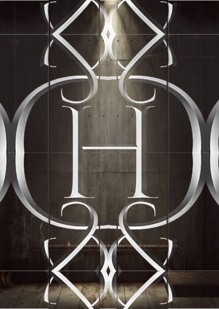 istock Letter H in metal . 1145288415