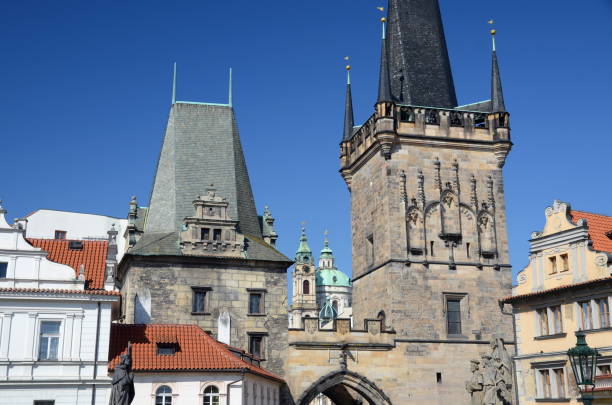 istock Lesser Quarter Side of the Charles Bridge in Prague 1145293653