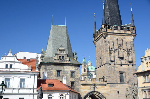 istock Lesser Quarter Side of the Charles Bridge in Prague 1145293665