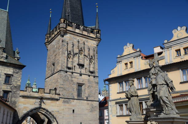 istock Lesser Quarter Side of the Charles Bridge in Prague 1145293790