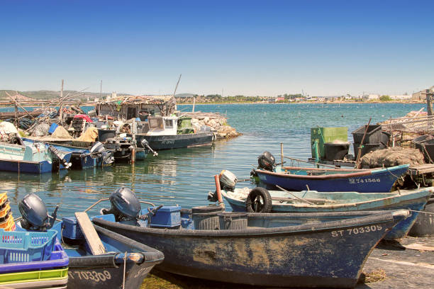 istock Fishermen's district (village) of Sete called La Pointe Courte 1145299869