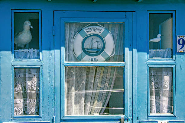 Window in the Fishermens district (village) of Sete called La Pointe Courte